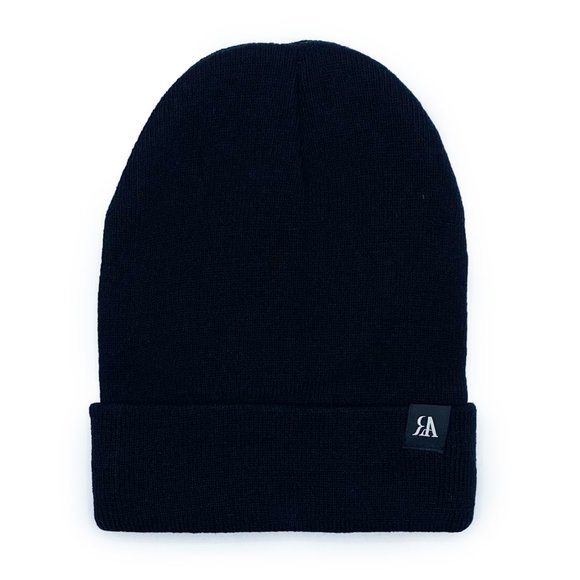 RA Attire Accessories - Black Simple Beanie / Tuque